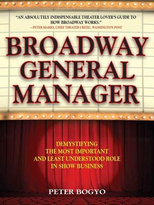 cover image of Broadway General Manager: Demystifying the Most Important and Least Understood Role in Show Business